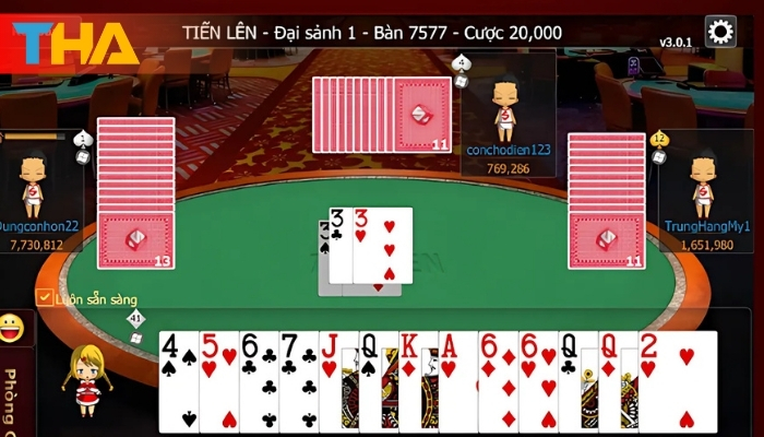 3 đôi thông chặt được gì trong game bài? 7 Game bài 3D